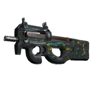 P90 | Emerald Dragon (Battle-Scarred)