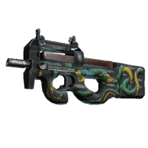 P90 | Emerald Dragon (Well-Worn)