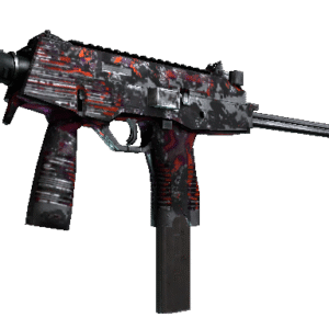 MP9 | Ruby Poison Dart (Battle-Scarred)